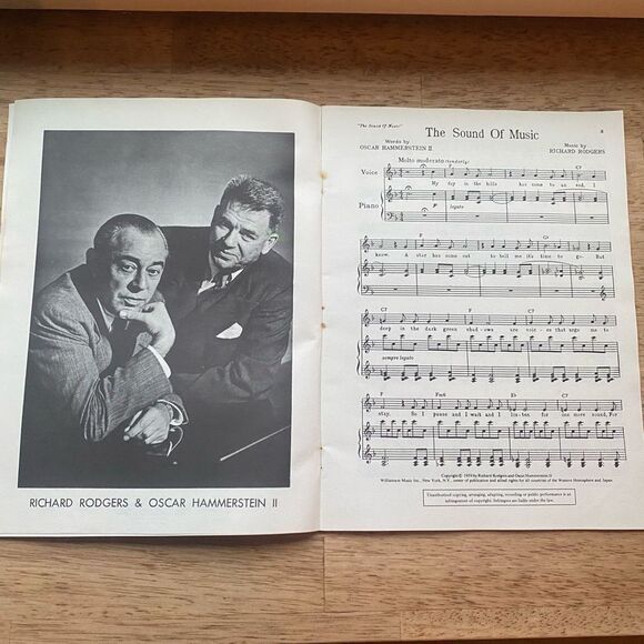 Vintage The Sound of Music Vocal Selection Sheet Music Book Songbook - Picture 6 of 11
